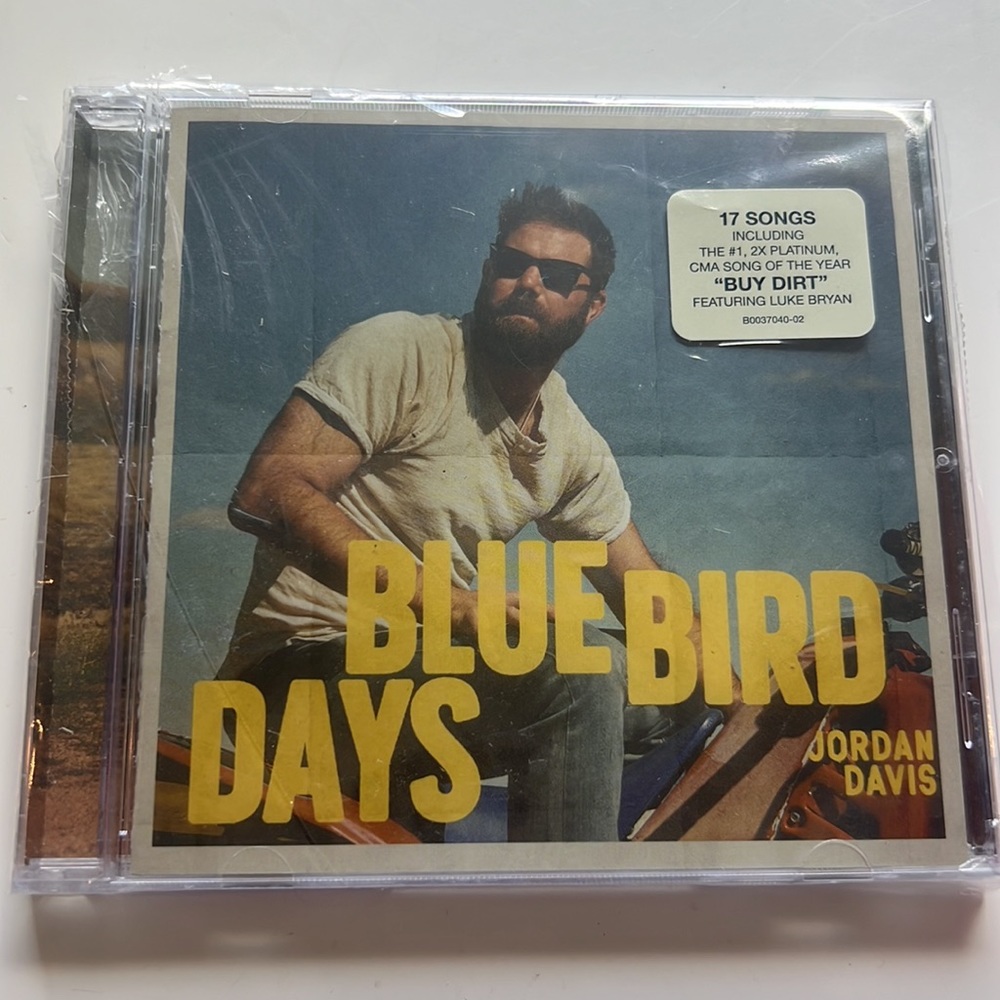 JORDAN DAVIS BLUEBIRD DAYS Music CD New 17 Songs